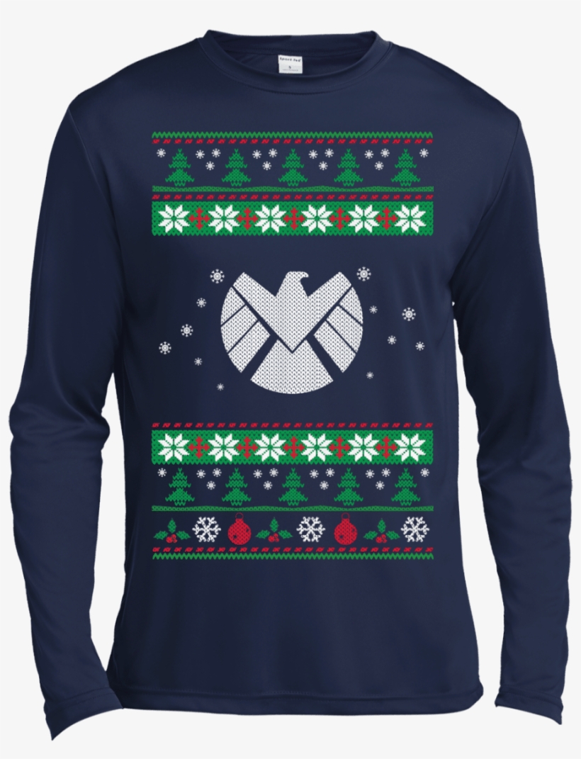 Agent Of Shield Ugly Sweater For Christmas - Miami Dolphins Logo Shirt, transparent png