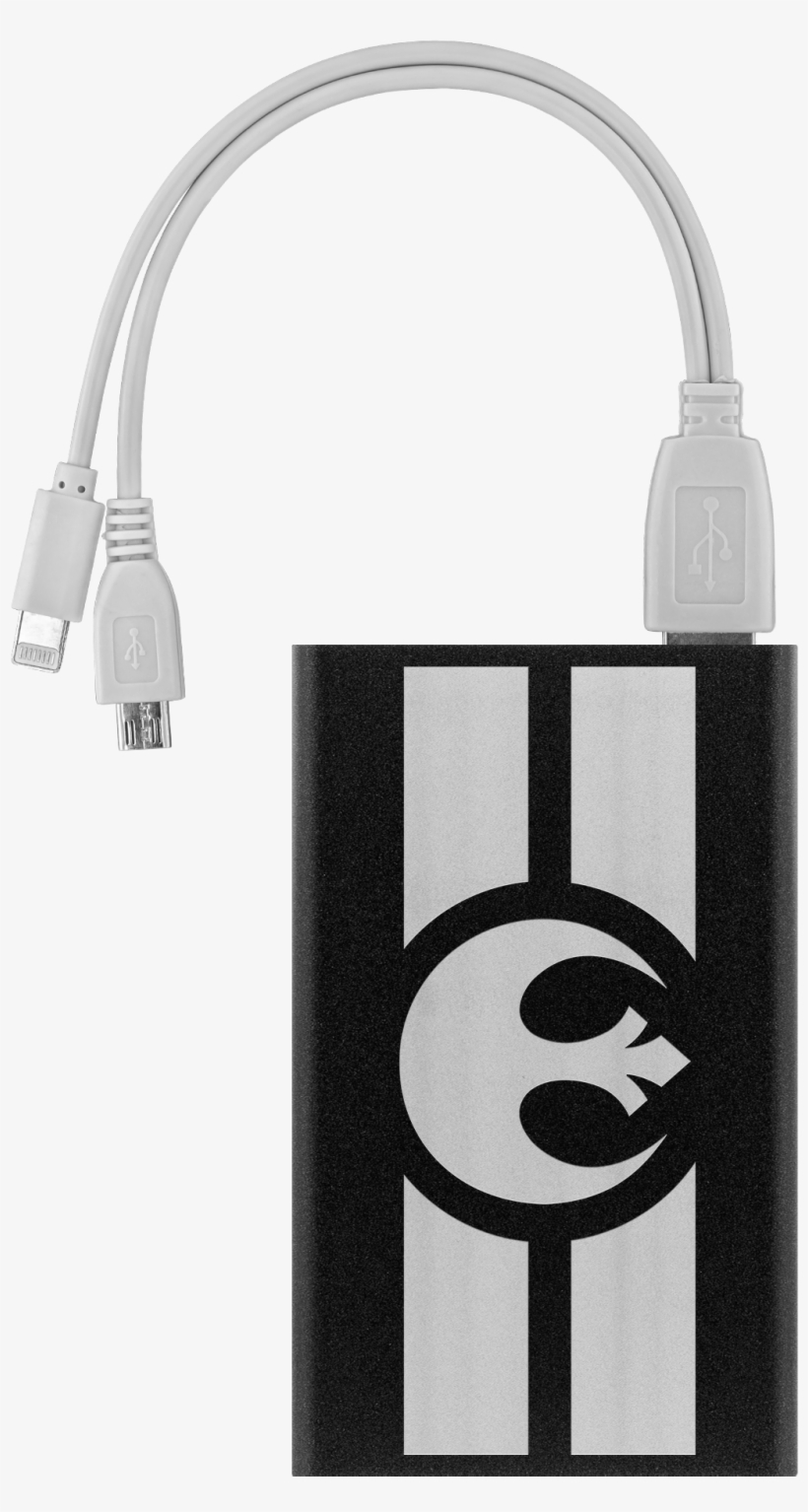 Rebel Alliance Etched Portable Power Bank﻿ - Star Wars T Shirt, transparent png