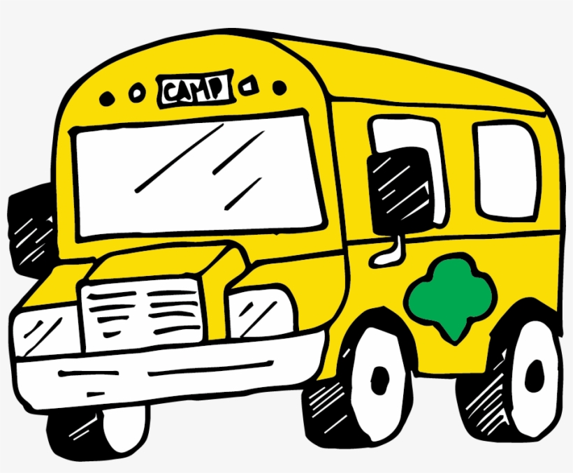 Bus Clipart Summer Camp - Summer Camp Bus Transparent, transparent png