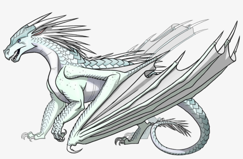 Snowscaleref - Wings Of Fire Icewing Base, transparent png