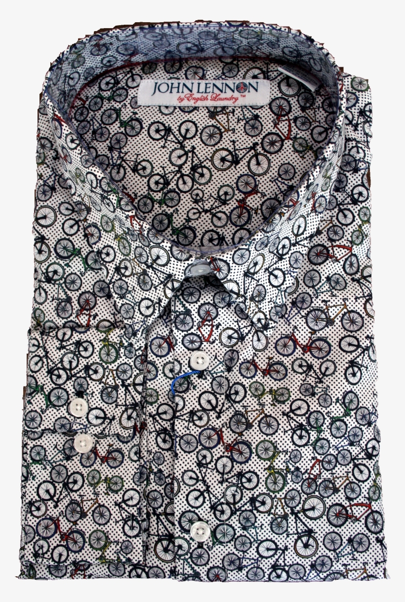 John Lennon Bicycle Ls Shirt - Pocket, transparent png