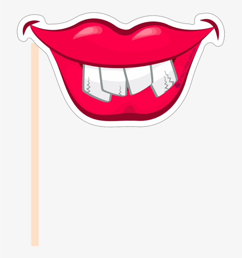 Lip Clipart Drawn - Kiss Clipart For Photo Booth, transparent png