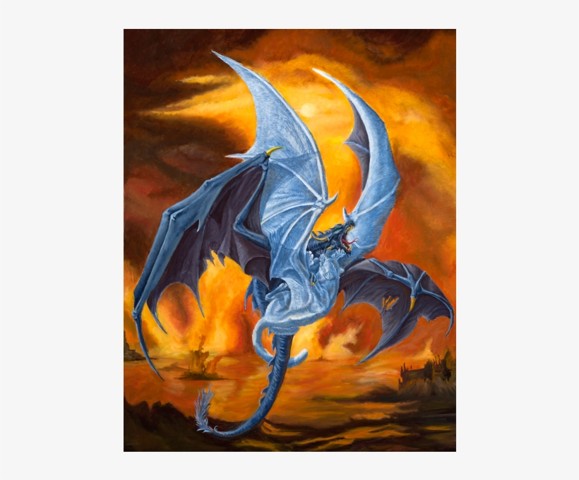 Fang And Fire Color Print - Painting, transparent png