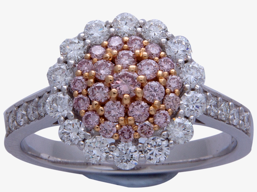 Pink White Diamond Ring, transparent png