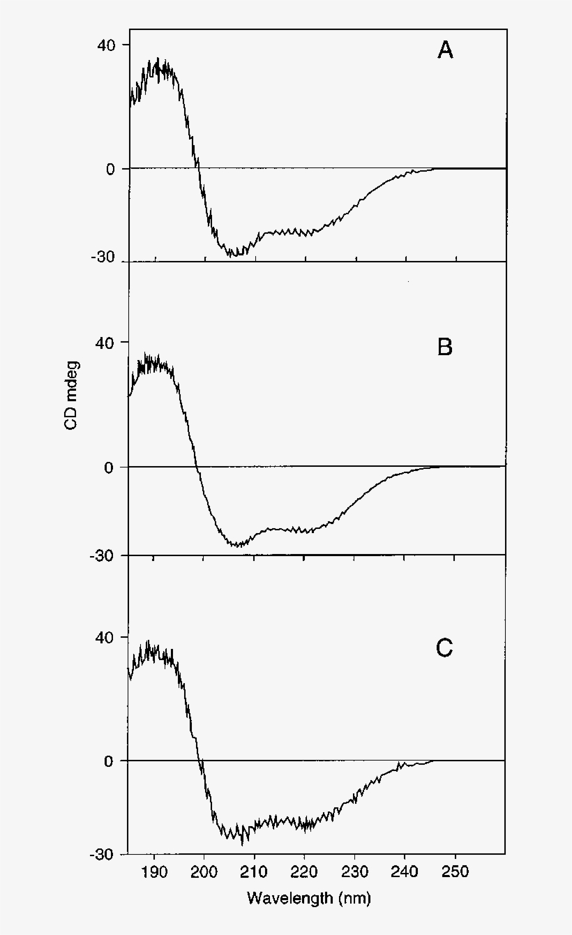 A±c Circular Dichroism Spectra Of Acpp, Nodf And The - Plot, transparent png