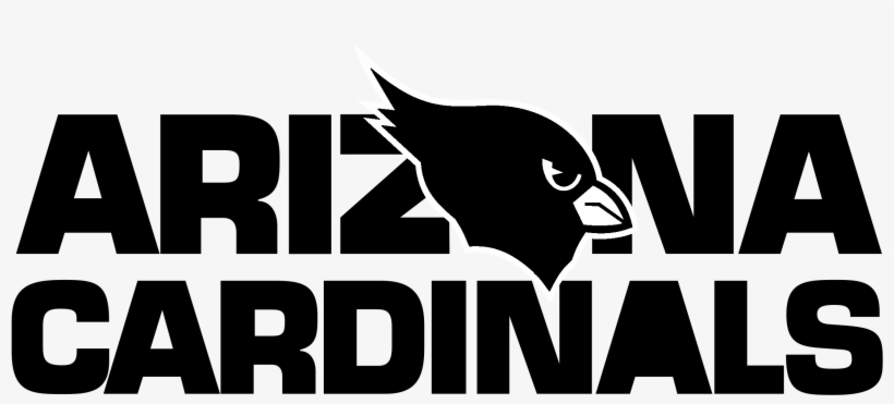 Arizona Cardinals 01 Logo Black And Ahite - Arizona Cardinals, transparent png