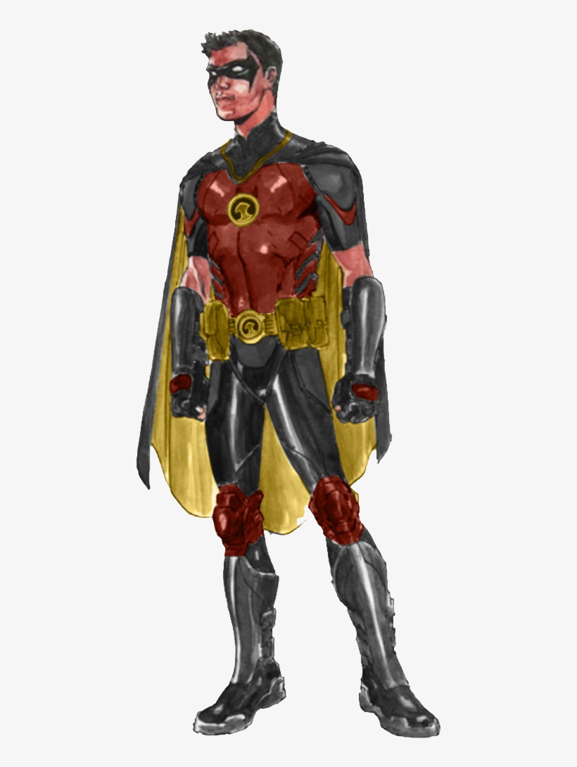 New Red Robin Costume, transparent png