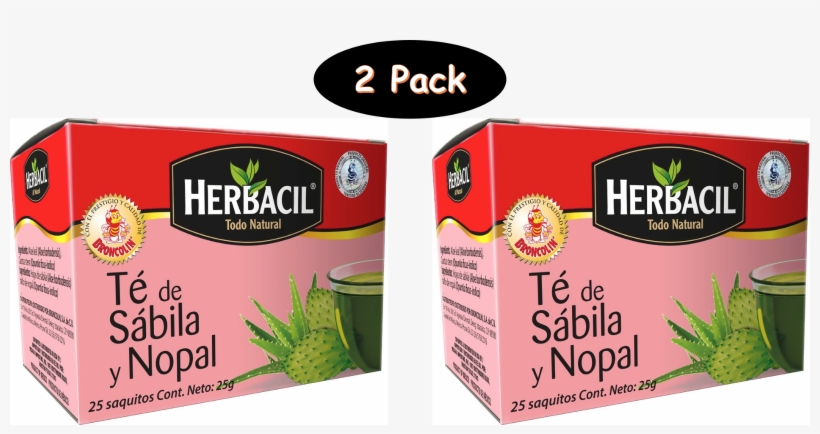 Herbacil Aloe Vera & Cactus Tea - Box, transparent png