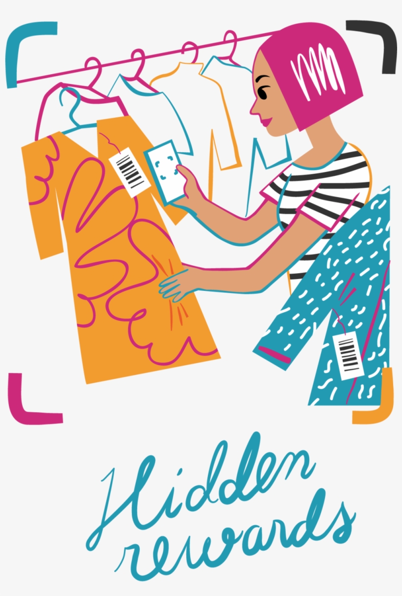 Scan For Hidden & Future Rewards - Poster, transparent png