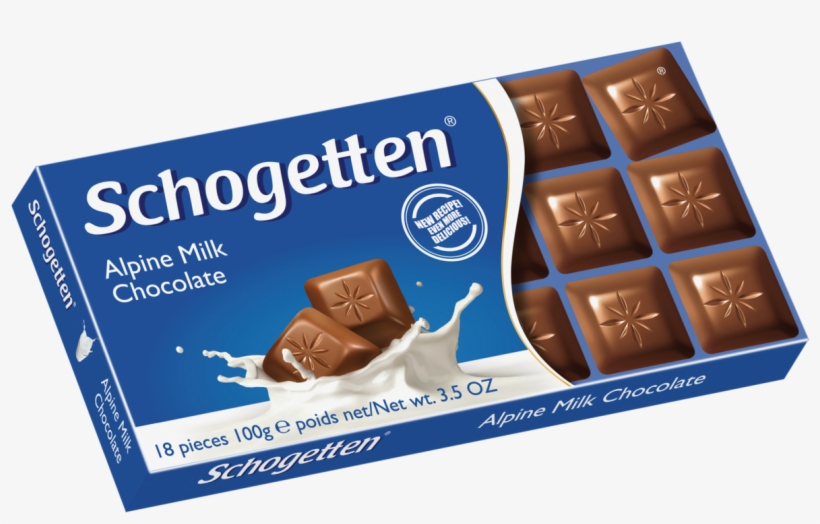 Wholesale Schogetten Alpine Milk Chocolate - Schogetten Milk, transparent png
