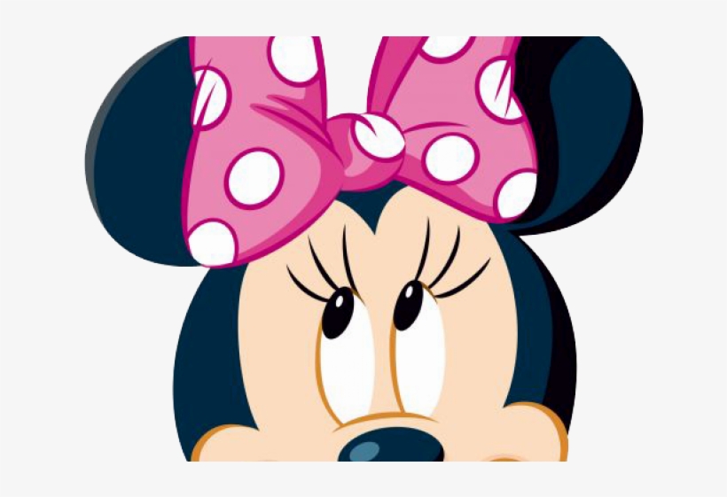 Minnie Mouse Face Clipart, transparent png