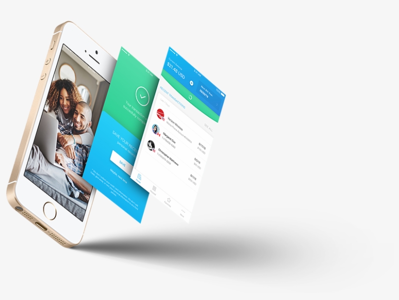 Gomama Money Transfer Mobile App - Iphone, transparent png