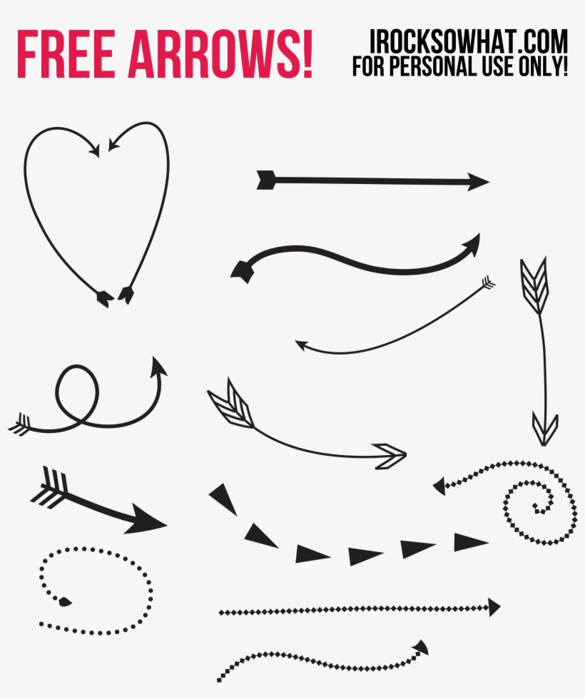 Free Photoshop Arrows 20594 - Brush Mũi Tên Photoshop, transparent png