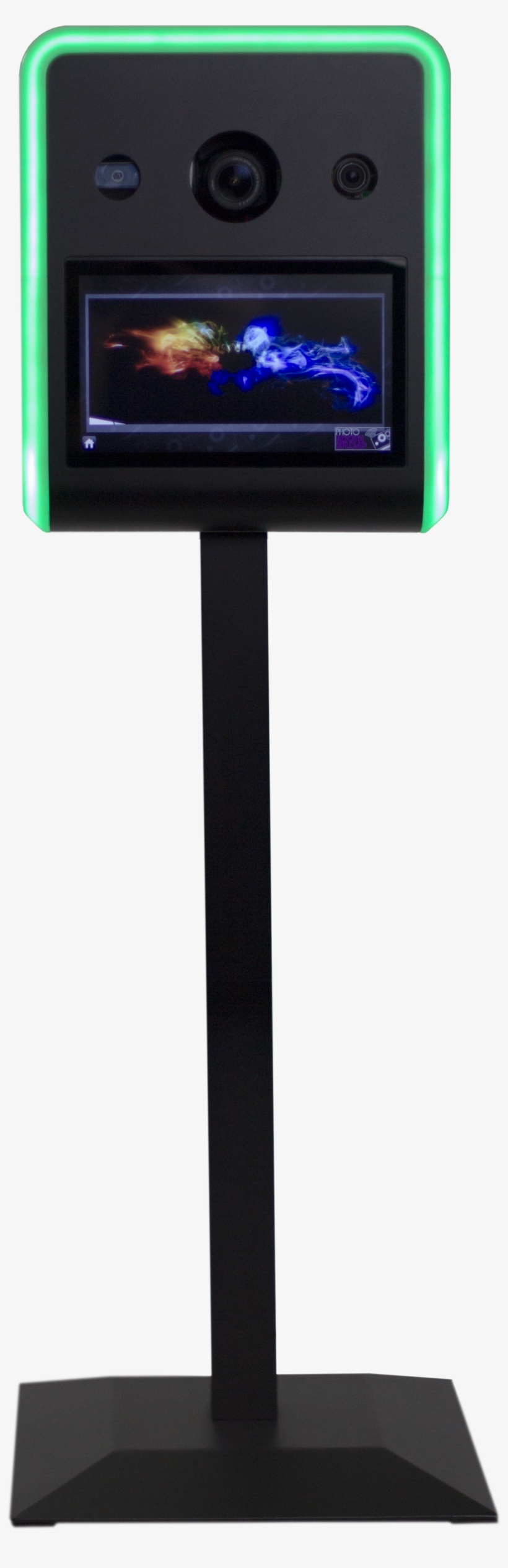 Modern Open Air Photo Booth Includes - Flat Panel Display, transparent png