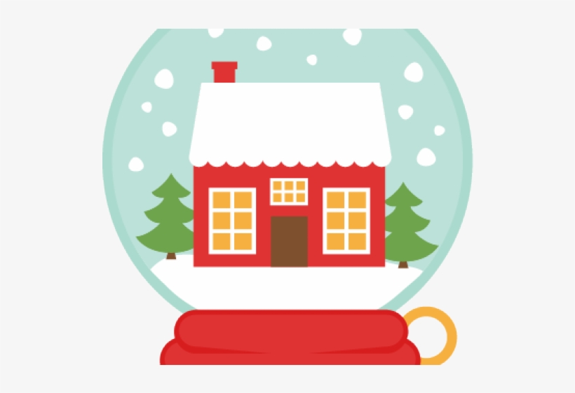 Snow Globe Clipart - Cute Christmas Snow Globes, transparent png