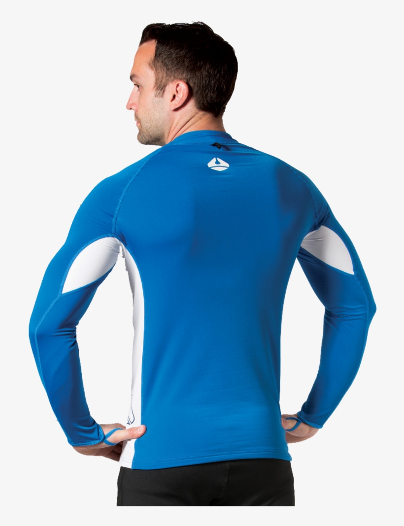 Ls Ls Men Blue Back - Active Shirt, transparent png