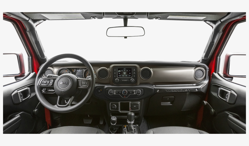 Centered Wide Dash Shot - Black Heritage Tan Interior Wrangler Sport, transparent png