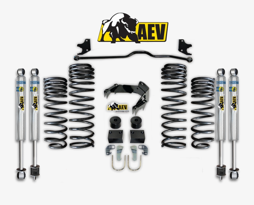 5" Dual Sport Xt Suspension System, Lhd For 07-18 Jeep - Aev 2.5 Lift Kit, transparent png