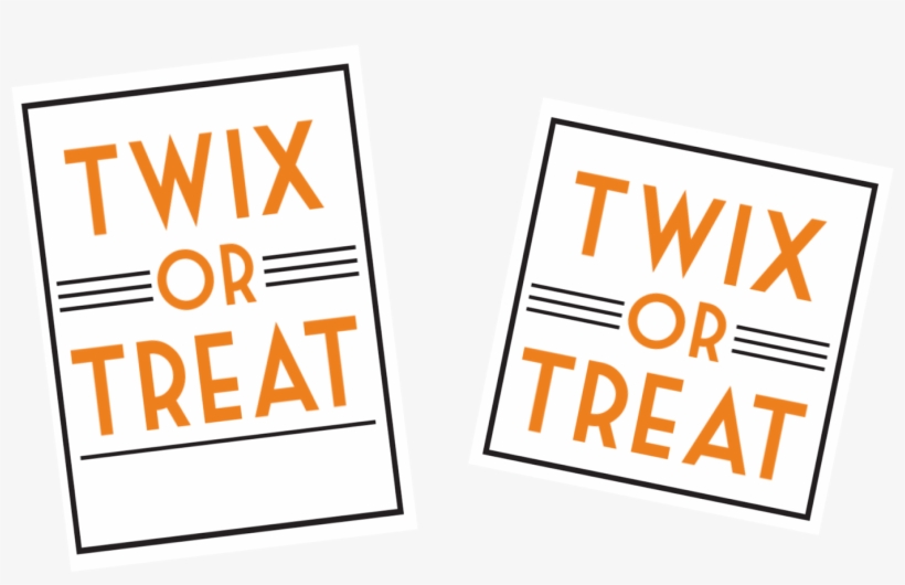 Options For You - Printable Twix Or Treat, transparent png