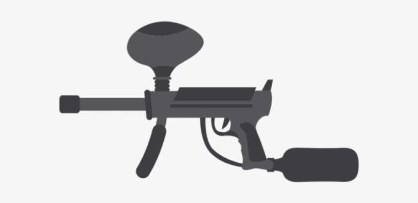 Gun Shot Clipart Paintball - Paintball Guns Clipart Png, transparent png