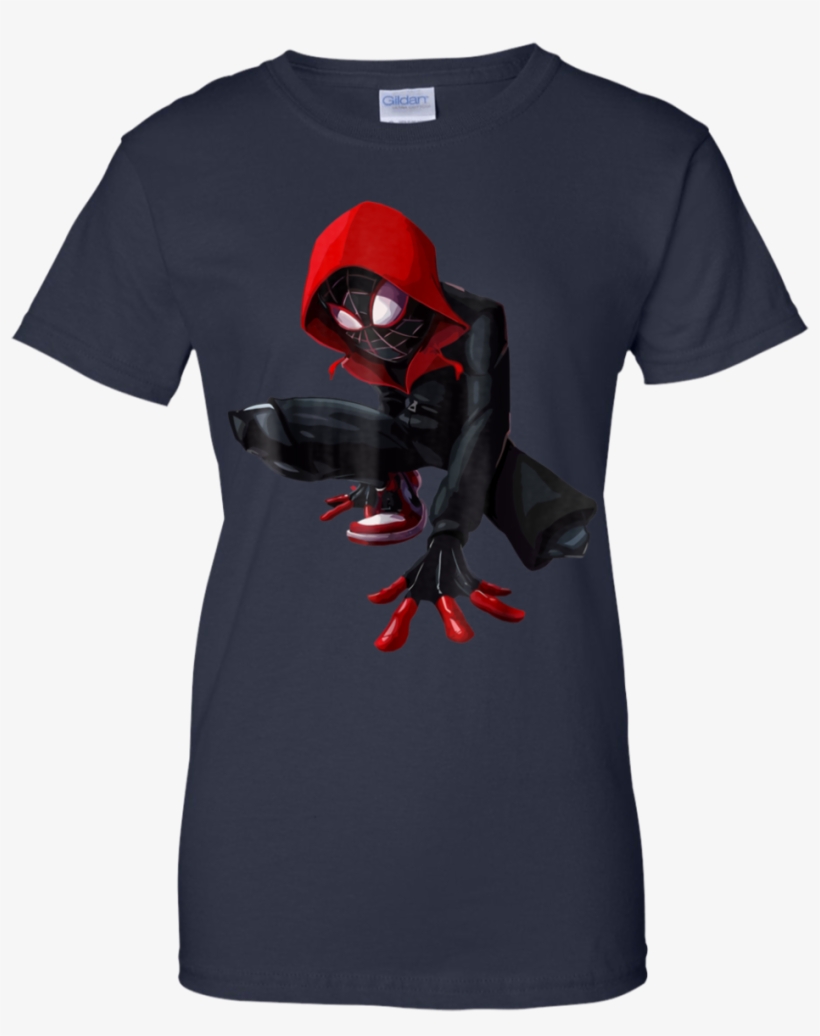 Miles Morales Shirt G200l Gildan Ladies' 100% Cotton - Shirt, transparent png