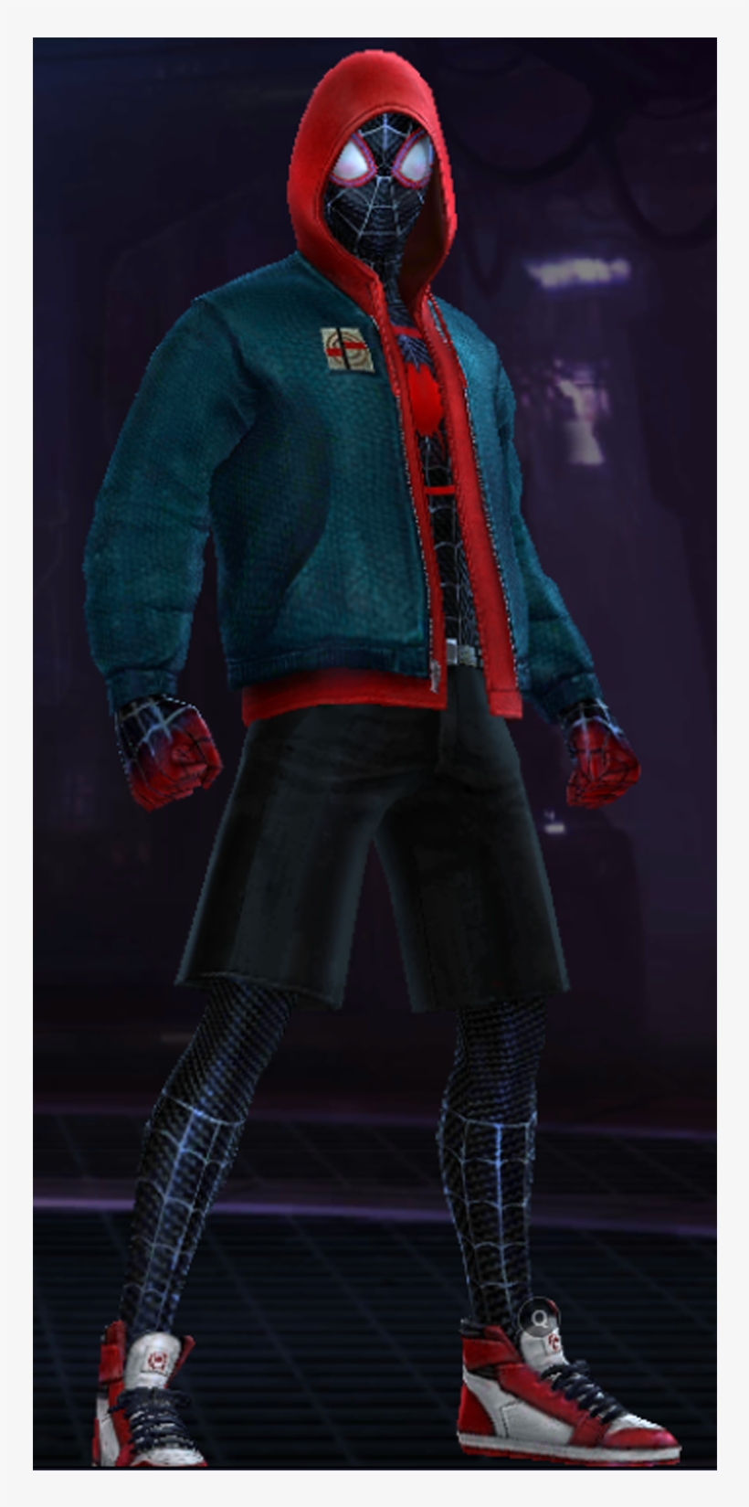 Spiderman - Miles Morales - Spiderverse - Figurine, transparent png