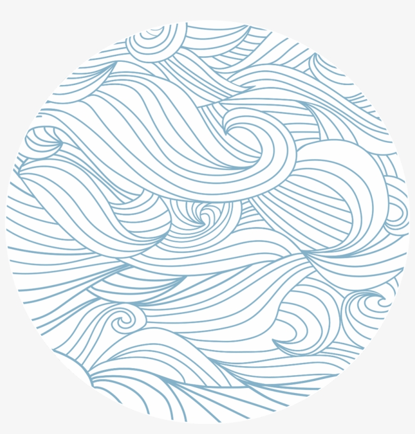 #sticker #swirling #swirl #doodle #circle #waves #blue - Circle, transparent png