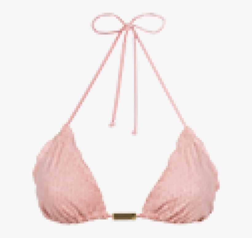 Romance Scales Ripple Triangle Top - Brassiere, transparent png