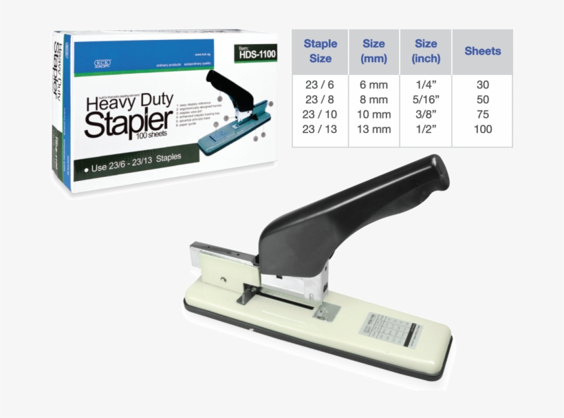 Kck Heavy Duty Stapler 100 Sheets - Masonry Tool, transparent png