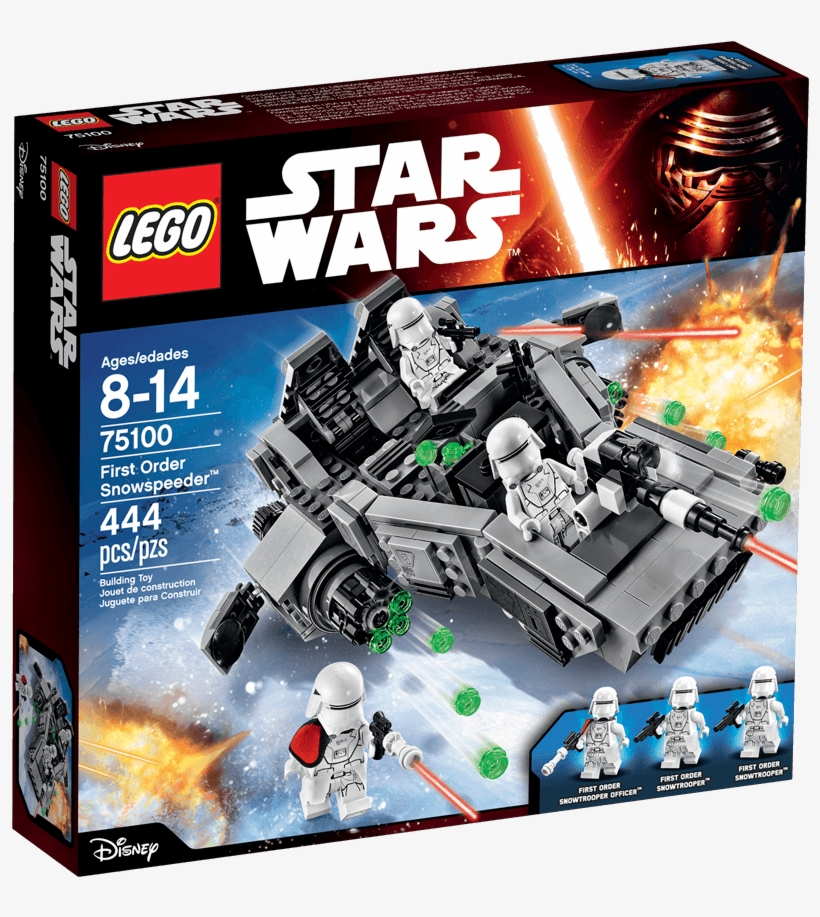 First Order Snowspeeder - First Order Snowspeeder 75100, transparent png