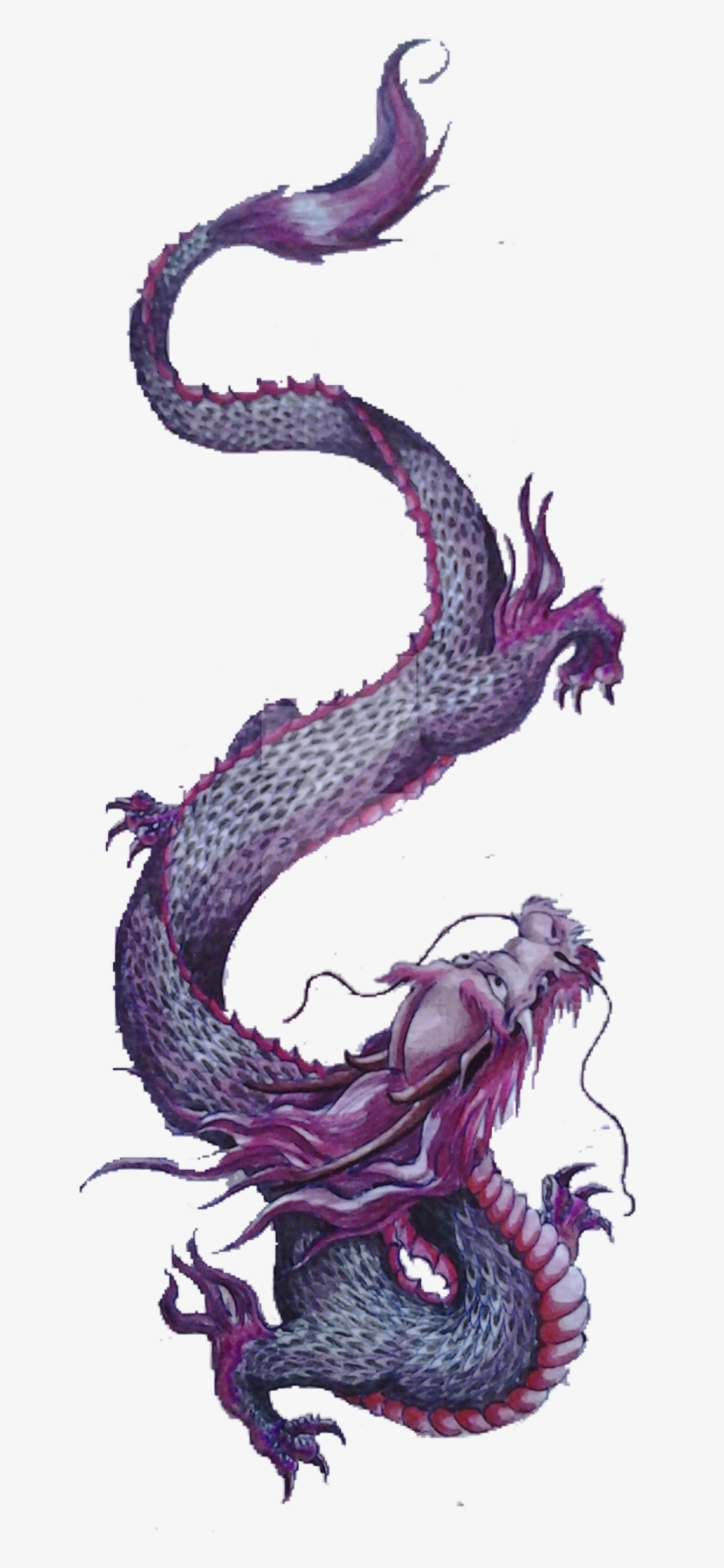 #dragon #japan #japanese #purple #freetoedit #freetoedit - Dragon, transparent png