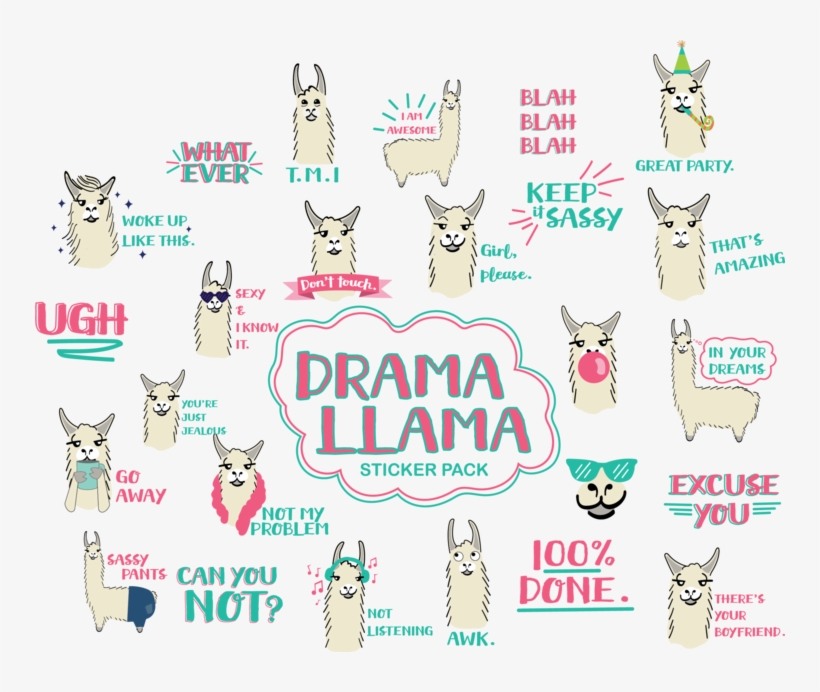 Llamas Png - Cartoon, transparent png