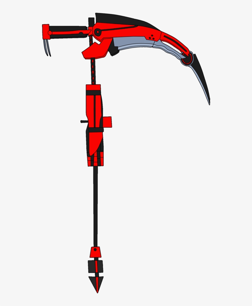 Grim Reaper Clipart Sickle - Rwby Ruby Scythe Sketch, transparent png