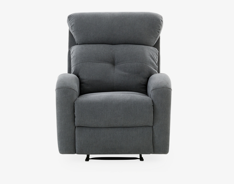 Image For Grey Upholstered Reclining And Rocking Armchair - Sleeper Chair, transparent png