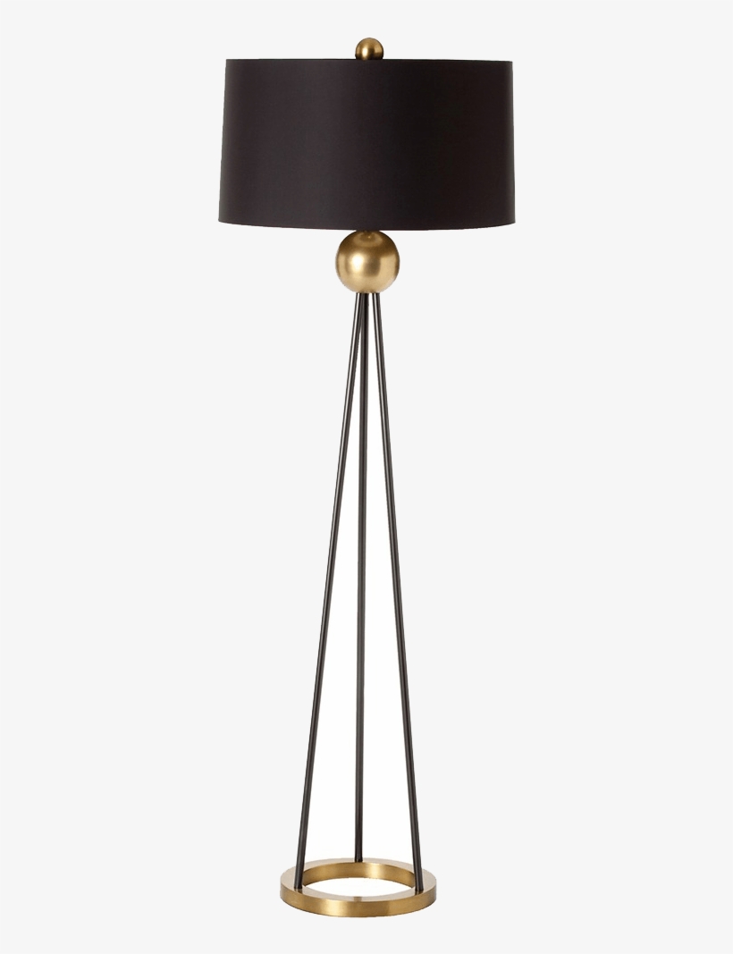 Hadley Contemporary Tripod Floor Lamp - Floor, transparent png
