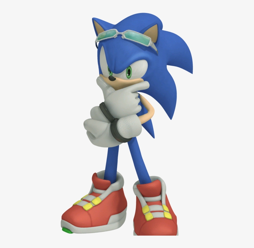 Sonic Free Riders - Sonic Free Riders Sonic - 1024x1024 PNG Download ...