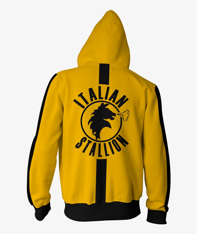 Rocky Balboa Italian Stallion Logo Zip Up Hoodie Fullprinted - Italian Stallion, transparent png