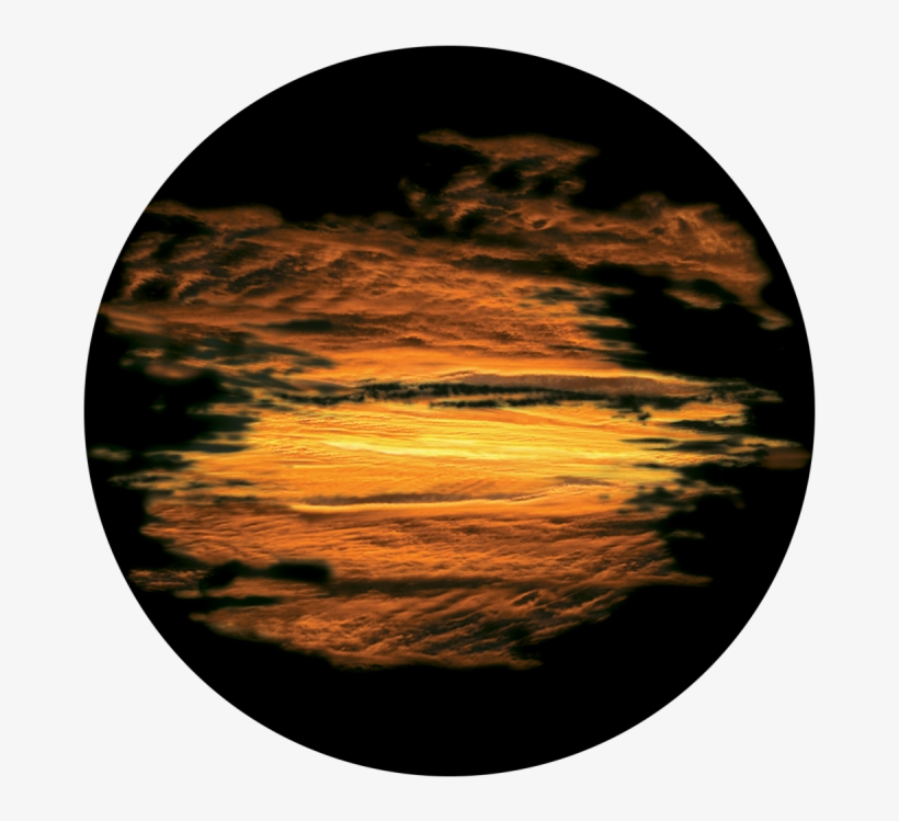Romantic Sunset - Circle, transparent png