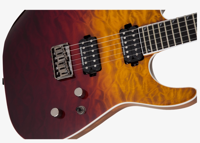 Jackson Pro Series Soloist Sl2q Ht Mah Ebony Board - Fender Ja 90 Jim Adkins Telecaster Red, transparent png