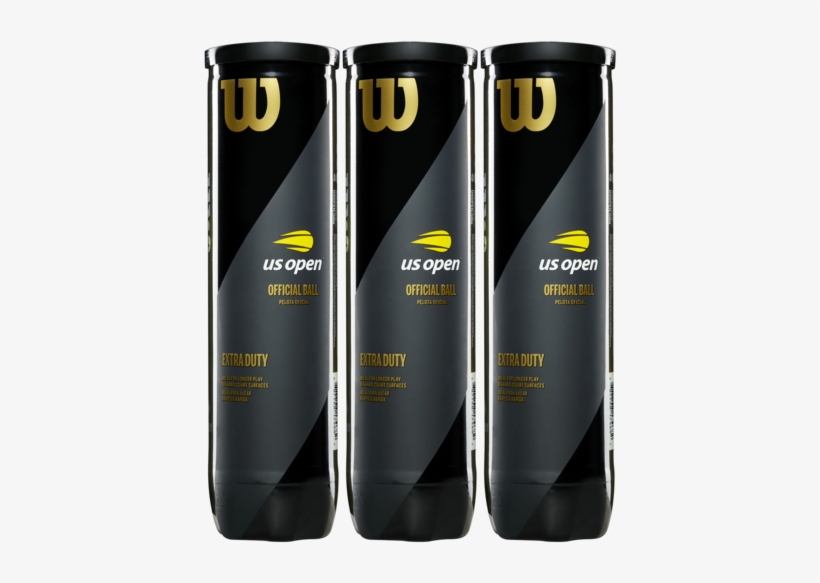 Us Open Promo Tri Pack Tennis Ball - Tennis Ball, transparent png