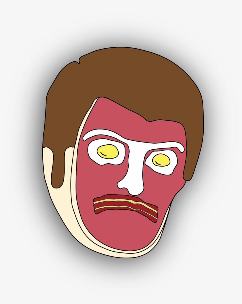 Ron Swanson Design - Illustration, transparent png
