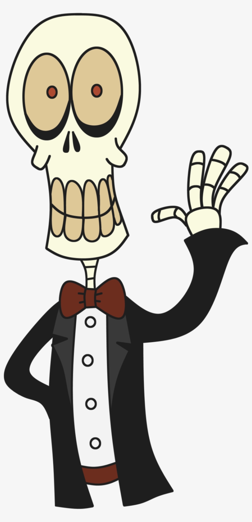 Mrskeleton - Cartoon, transparent png