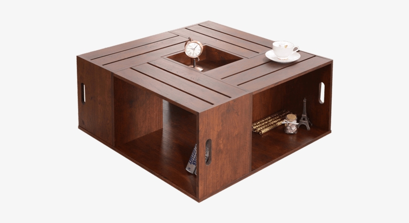 Square Coffee Table, transparent png