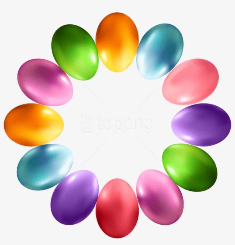 Free Png Download Easter Egg Frame Png Images Background - Balloon, transparent png