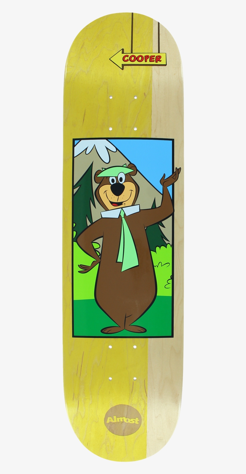 Almost Wilt Yogi Bear Skateboard Deck - Yogi Bear Skateboard, transparent png