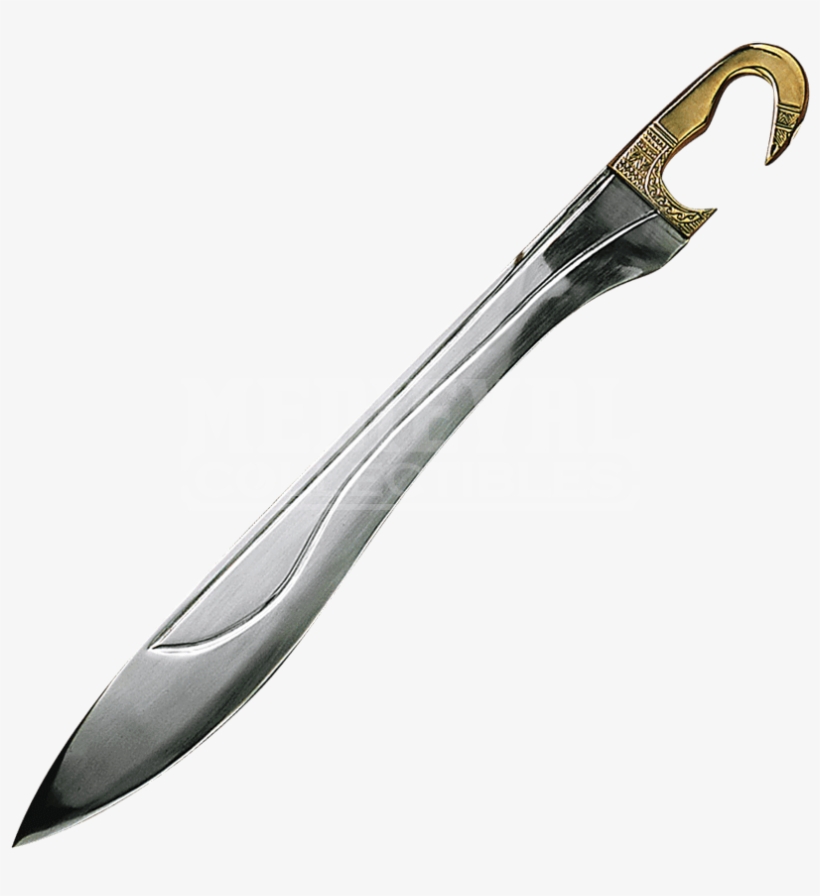 The Greek Kopis Was Another Sword - Sword Spartan Weapons, transparent png
