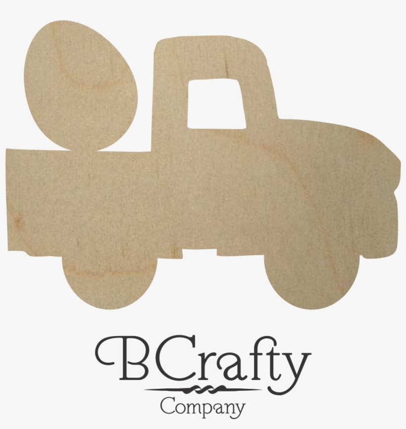 Wooden Pickup W Egg Cutout - St Patrick's Wood Cut Outs, transparent png