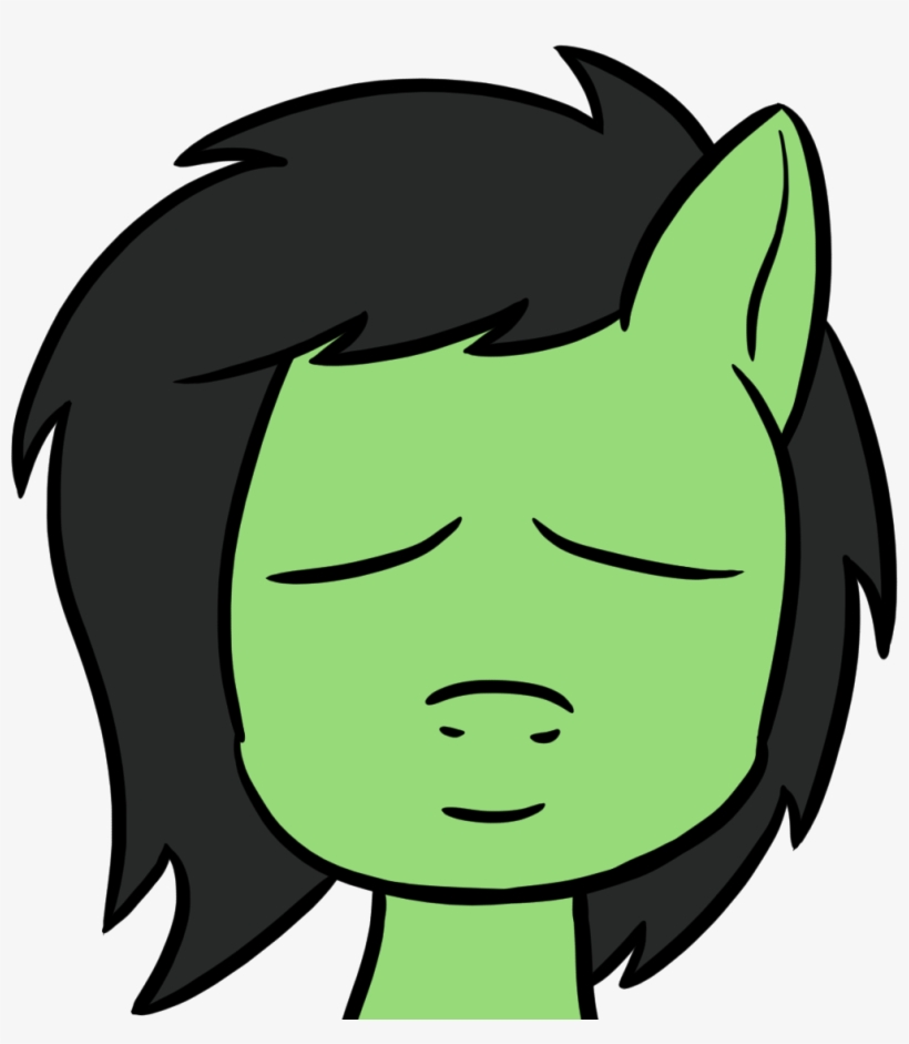 Craftycirclepony, Bust, Eyes Closed, Female, Filly, - Cartoon, transparent png