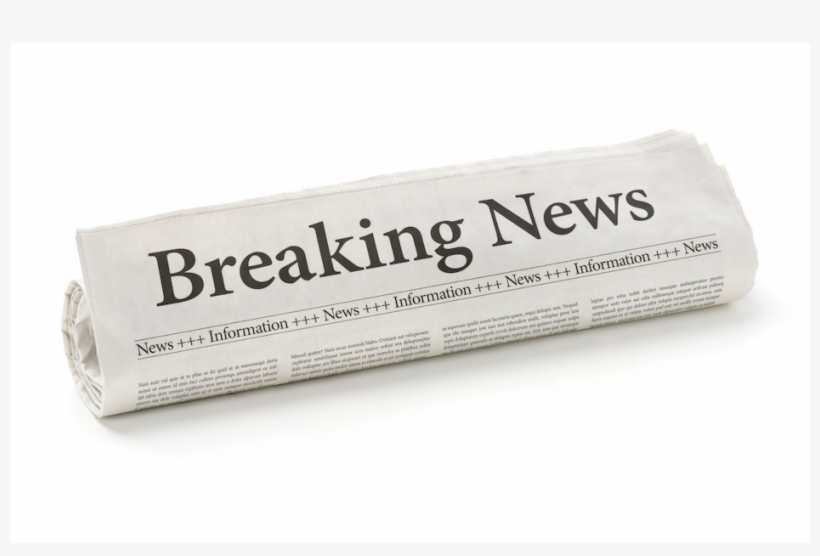 Breaking News Toms V Ruberry - Paper, transparent png