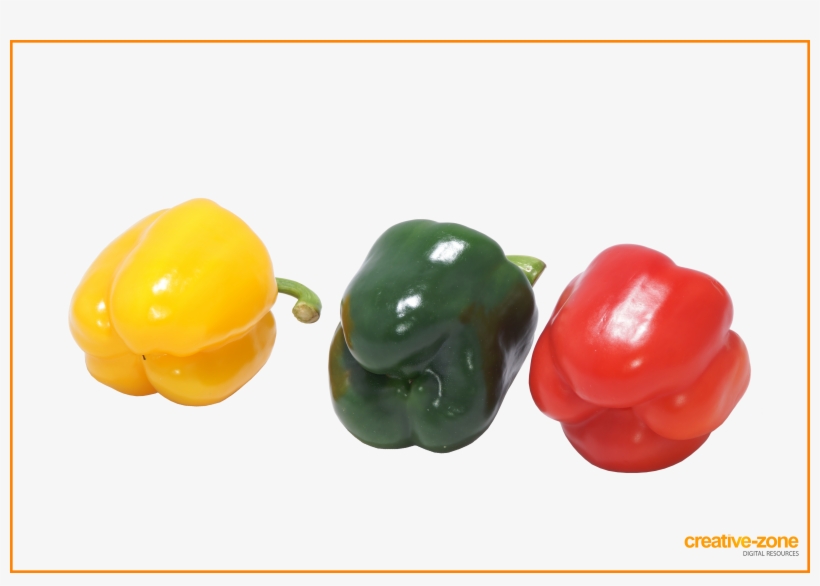 Yellow, Green, Red Pepper - Red Bell Pepper, transparent png